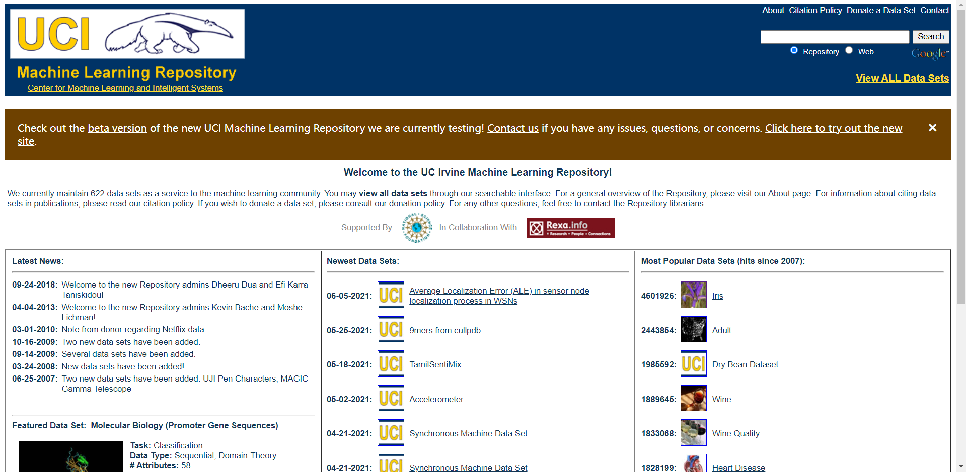 模式识别数据集下载