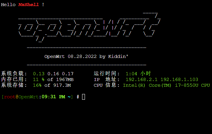 Vmware中OP软路由供宿主机上网